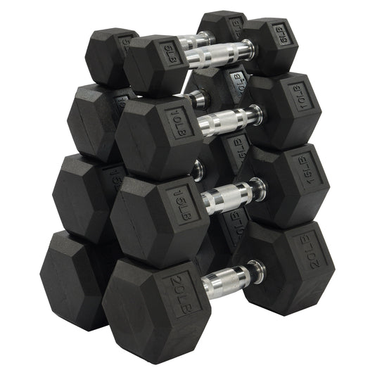 150 LB Dumbbell Set, Pair of 5, 10, 15, 20, 25 Lbs, Multiple Packages