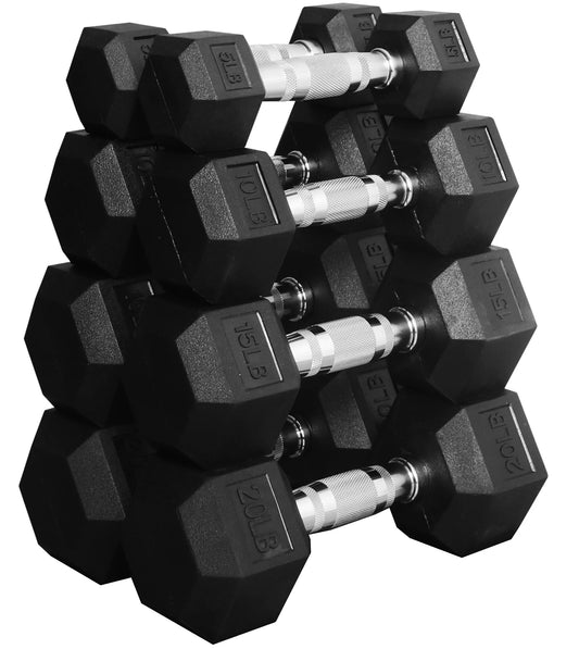 150 LB Dumbbell Set, Pair of 5, 10, 15, 20, 25 Lbs, Multiple Packages